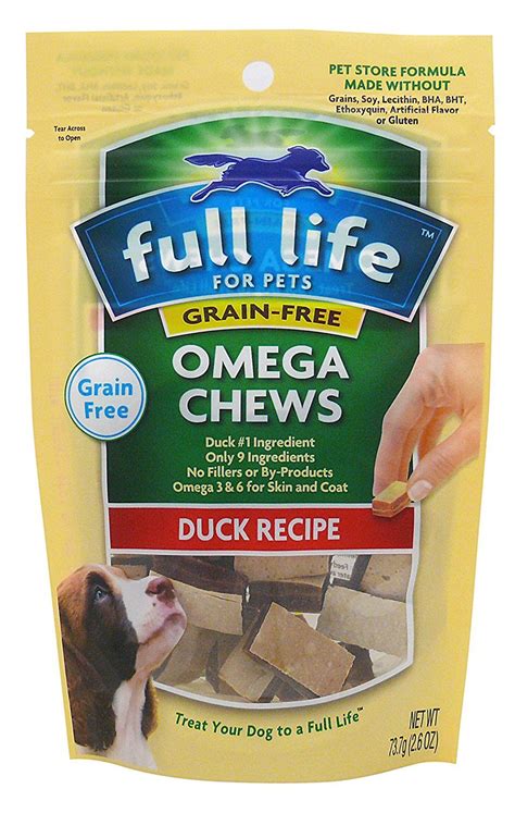 Omega Chews Full Life For Dogs Duck Healthy Dog Treats